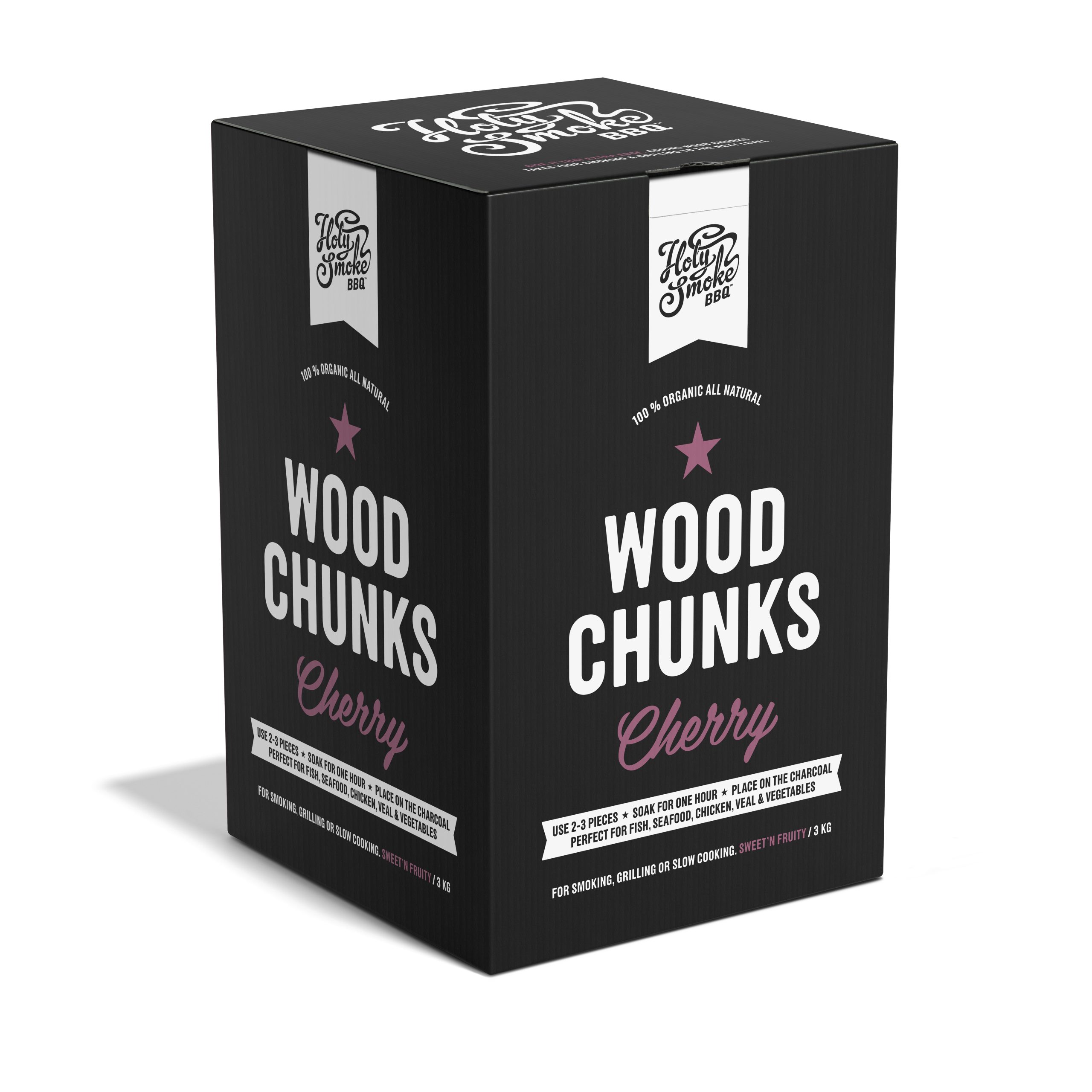 Holy Smoke BBQ Smoke Wood Chunks Cherry kopen - BBQ Friends