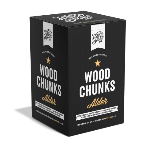 Holy Smoke BBQ Smoke Wood Chunks Alder kopen - BBQ Friends