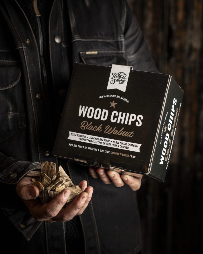 Holy Smoke BBQ Smoke Chips Black Walnut - Afbeelding 2