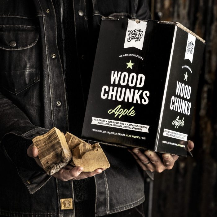 Holy Smoke BBQ Smoke Wood Chunks Apple - Afbeelding 2