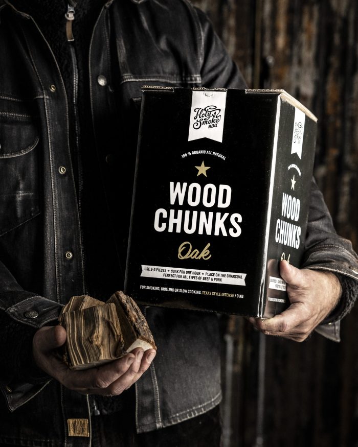 Holy Smoke BBQ Smoke Wood Chunks Oak - Afbeelding 2