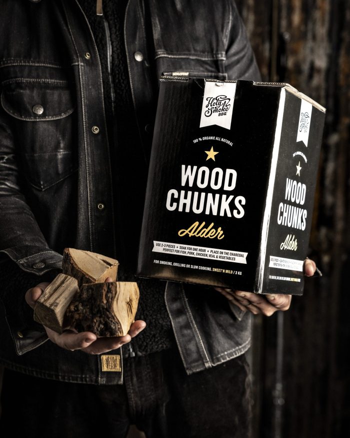 Holy Smoke BBQ Smoke Wood Chunks Alder - Afbeelding 2